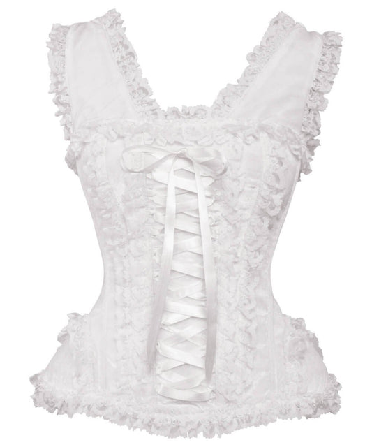 Aeson Victorian Inspired White Corset