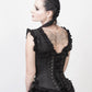 Cadfael Black Brocade Victorian Inspired Corset