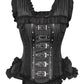 Cadfael Black Brocade Victorian Inspired Corset