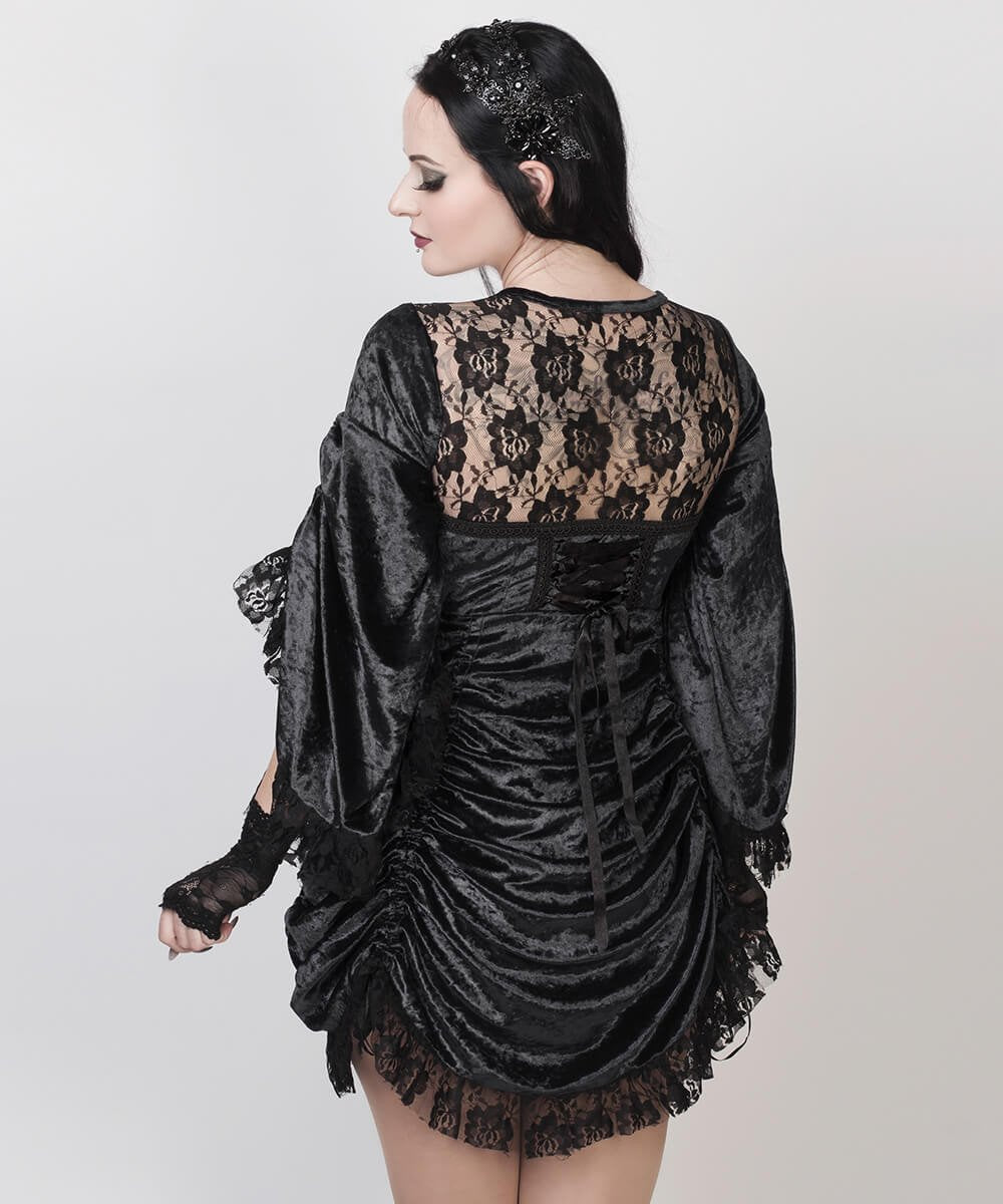 Roselle Black Gothic Dual Top & Dress