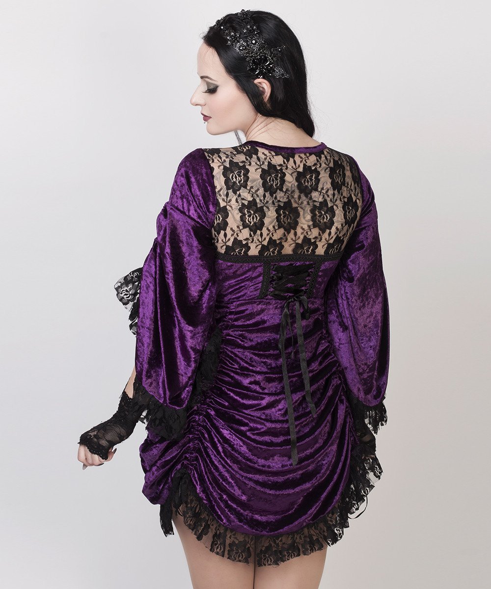 Afrim Purple Gothic Dual Top & Dress