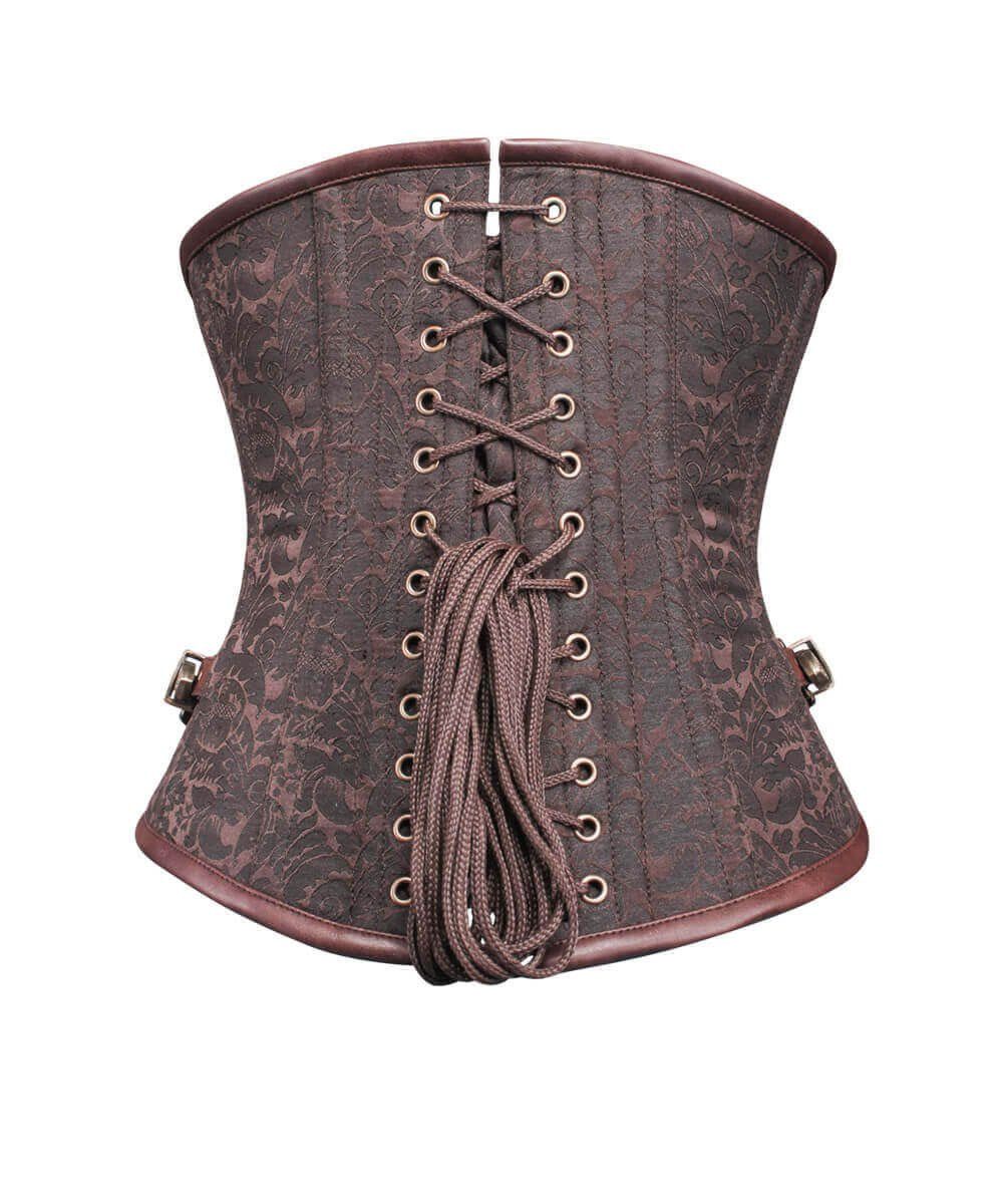 Femie Brocade Steampunk Underbust Corset