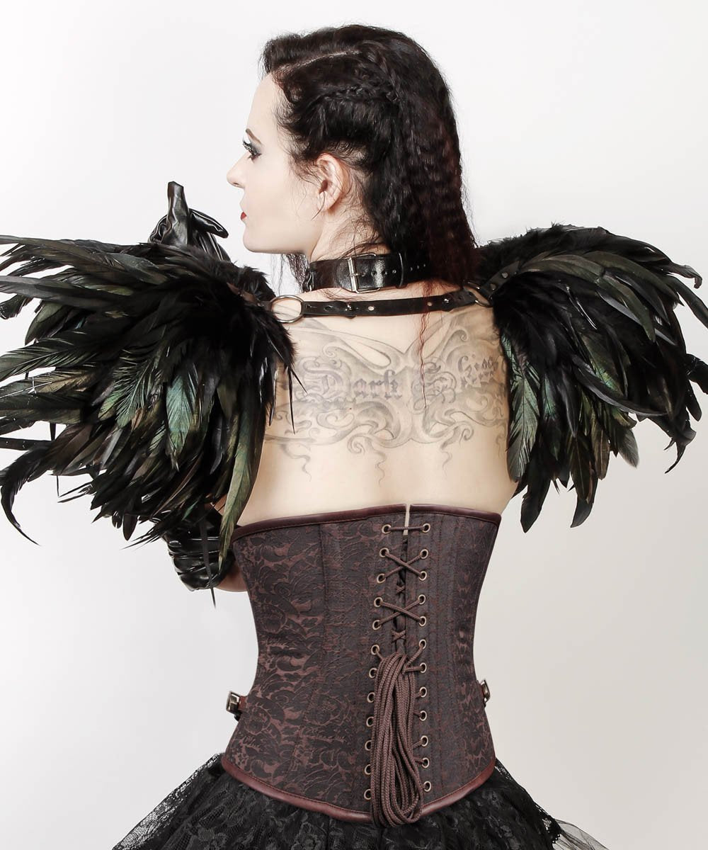 Femie Brocade Steampunk Underbust Corset