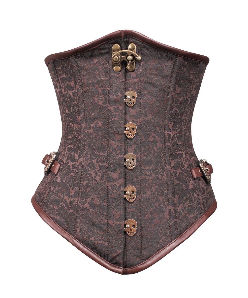 Femie Brocade Steampunk Underbust Corset