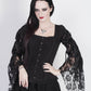 Larkin Black Gothic Top with Long Sleeve