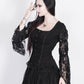 Larkin Black Gothic Top with Long Sleeve