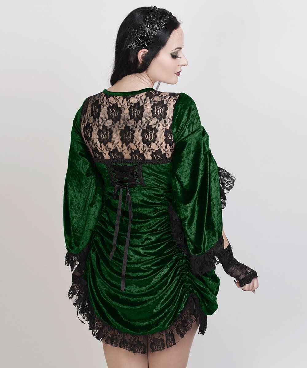 Ahoth Green Gothic Dual Top & Dress