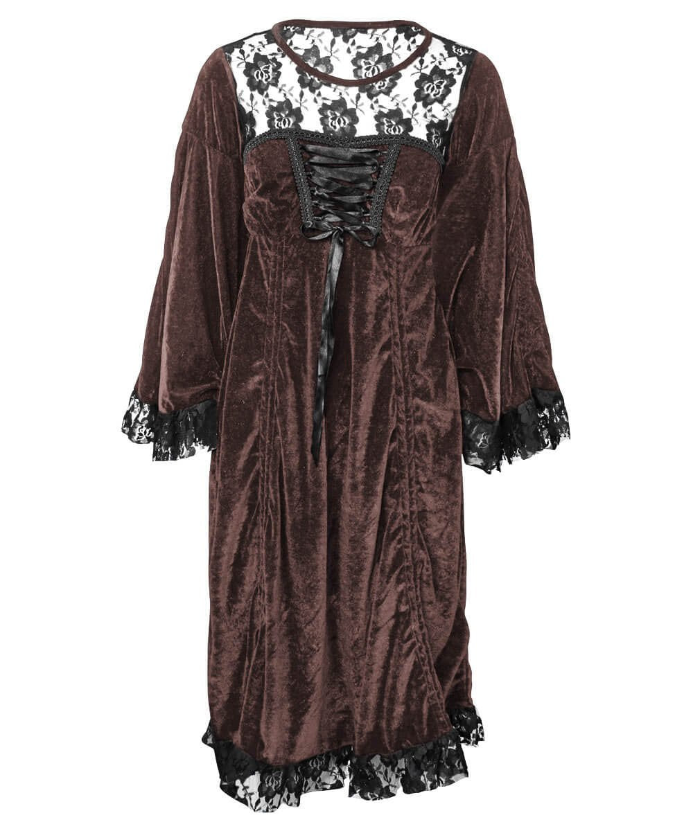 Cecilio Brown Steampunk Dual Top & Dress