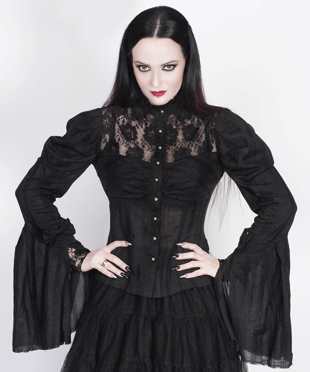 Rodney Gothic Top with Long Sleeve