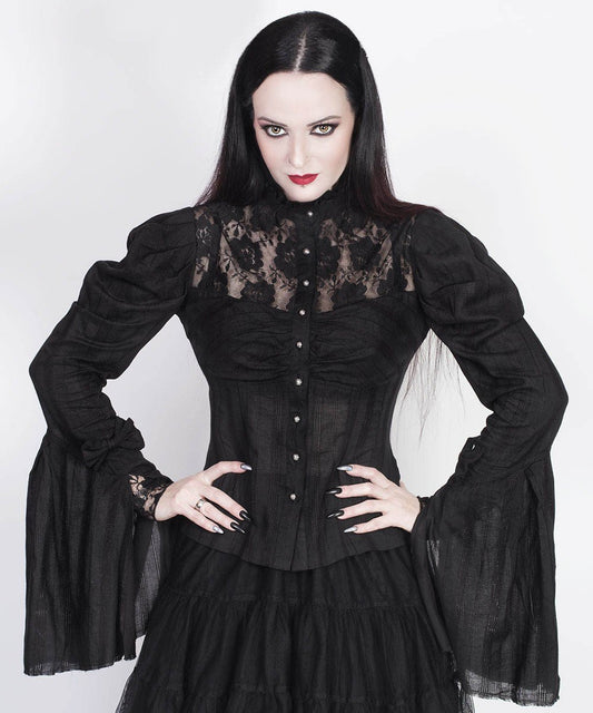 Rodney Gothic Top with Long Sleeve