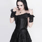 Akilina Black Halter Burlesque Corset Dress