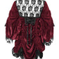 Florina Maroon Gothic Dual Top & Dress