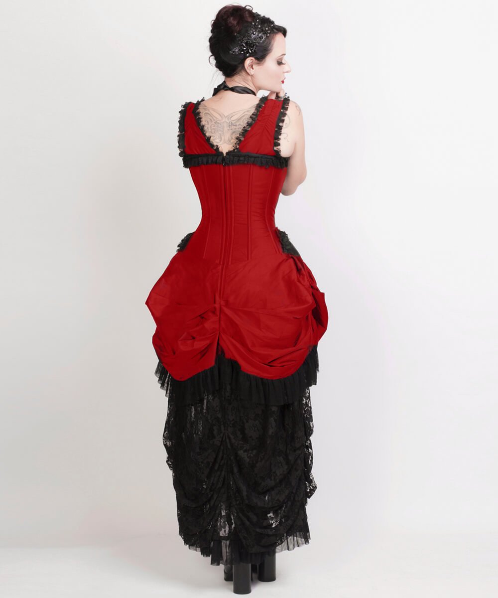 Rodge Red Victorian Inspired Dress