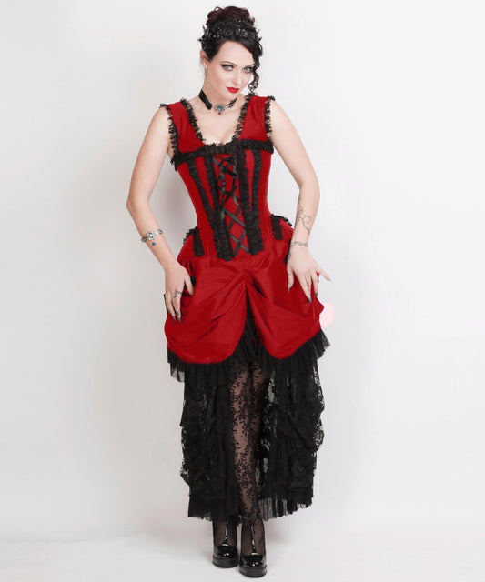 Rodge Red Victorian Inspired Dress