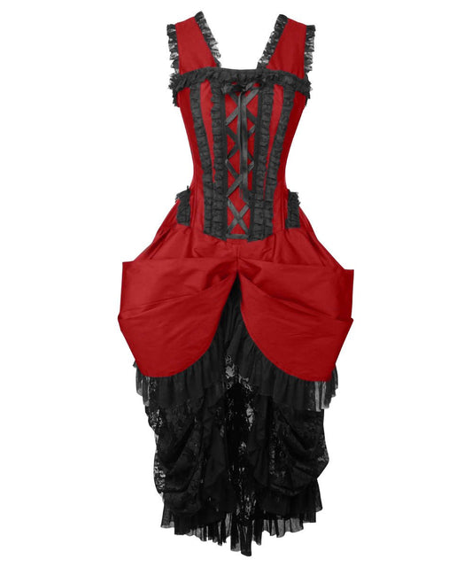 Rodge Red Victorian Inspired Dress