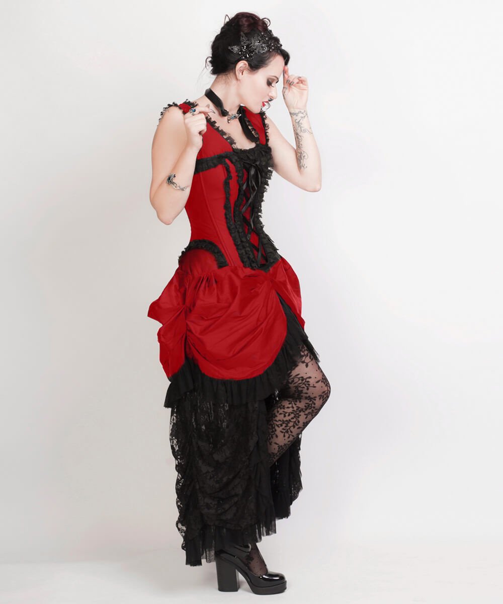 Rodge Red Victorian Inspired Dress
