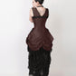 Farrell Brown Victorian Inspired Dress