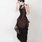 Farrell Brown Victorian Inspired Dress
