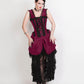 Leolin Magenta Victorian Inspired Dress