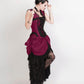 Leolin Magenta Victorian Inspired Dress