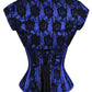 Florrie Blue Overbust Corset with Bolero Jacket