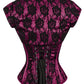 Rodica Magenta Overbust Corset with Bolero Jacket