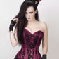Rodica Magenta Overbust Corset with Bolero Jacket