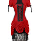 Akuchi Victorian Inspired Red Corset Dress with Bolero