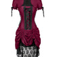 Fyodor Victorian Inspired Magenta Corset Dress with Bolero