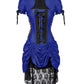 Lesleigh Victorian Inspired Blue Corset Dress with Bolero