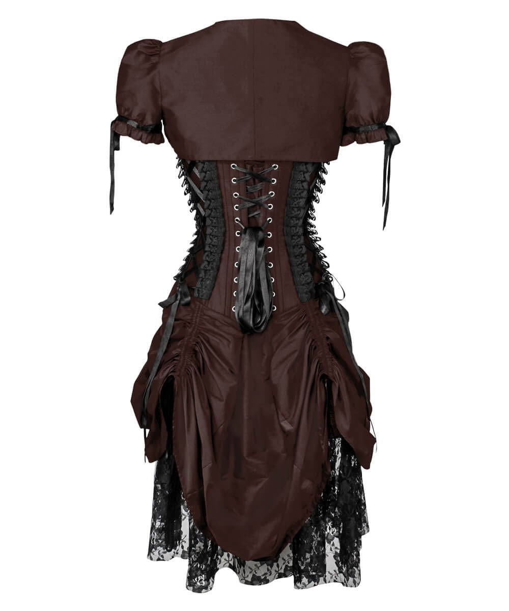 Floriano Overbust Steampunk Corset Dress