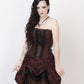 Roswell Victorian Inspired Brown Corset Dress with Bolero