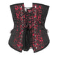 Leonius Gothic Underbust Corset with Skull Busk Opening