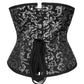 Akantha Brocade Underbust Corset with Skull Busk Opening