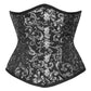 Akantha Brocade Underbust Corset with Skull Busk Opening