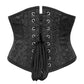 Fedele Underbust Black Brocade Corset