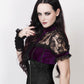 Fedele Underbust Black Brocade Corset