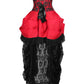 Finnur Red Burlesque Underbust Corset Dress