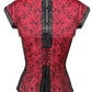 Galit Gothic Maroon Overbust Corset with Bolero