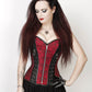 Galit Gothic Maroon Overbust Corset with Bolero