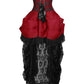 Laureen Burgundy Burlesque Underbust Corset Dress
