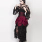 Robina Magenta Burlesque Underbust Corset Dress