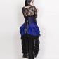 Agnar Blue Burlesque Underbust Corset Dress