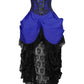 Agnar Blue Burlesque Underbust Corset Dress