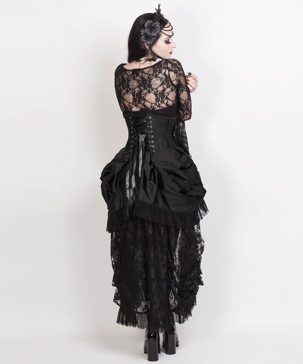 Filippa Black Burlesque Underbust Corset Dress – brands4allcopy