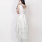 Rayyan Victorian Inspired White Corset Dress