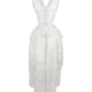 Rayyan Victorian Inspired White Corset Dress