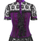 Cicero Gothic Top in Purple Velvet