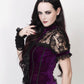 Cicero Gothic Top in Purple Velvet