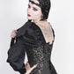 Florry Gothic Silver Corset with Attached Sleeve